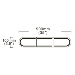 Belka ostrzegawcza LED 900x100mm